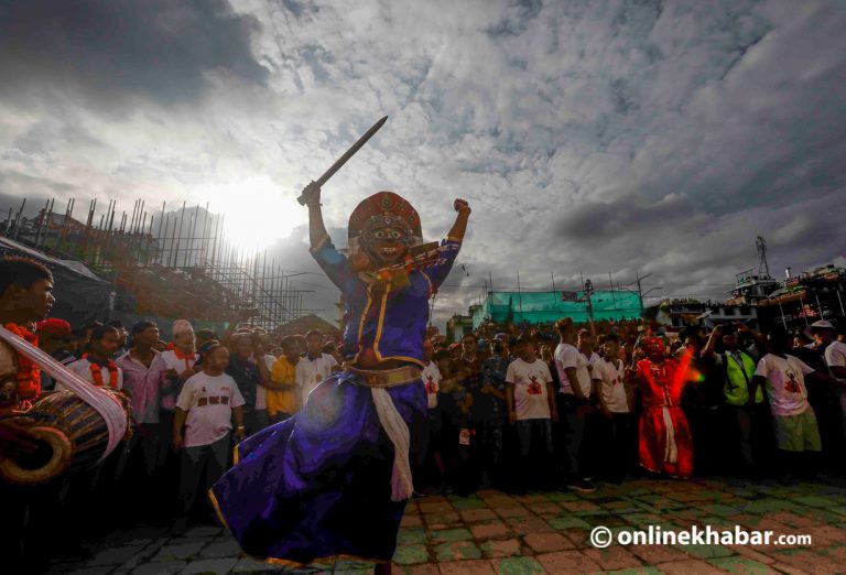 १९९० सालपछि इन्द्रचोकको दैत्यनाच पहिलो चोटि डबलीमा
