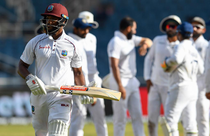 वेष्ट इन्डिजविरुद्धको टेष्ट भारतद्वारा क्लिनस्विप