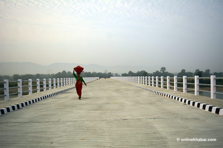 निर्धारित समय अगावै बन्यो नेपालको दोस्रो लामो पुल