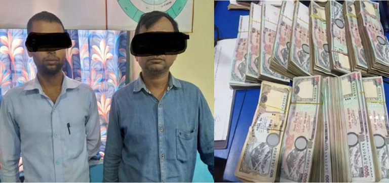 वीरगञ्जमा २९ लाखसहित ६ हुण्डी कारोबारी पक्राउ