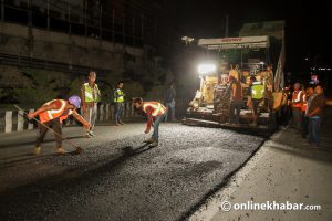 काठमाडौंका सडक ठेक्का एकै प्याकेजमा, कालोपत्रको ‘ल्याब टेस्ट’