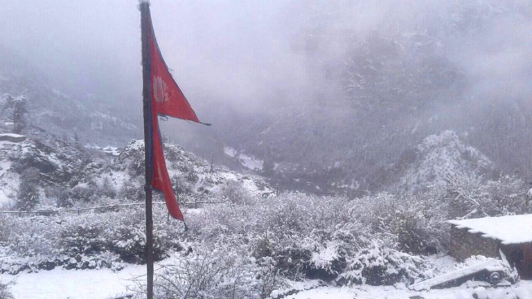 माथिल्लो क्षेत्रमा हिमपात भएसँगै हुम्लामा चिसो बढ्यो