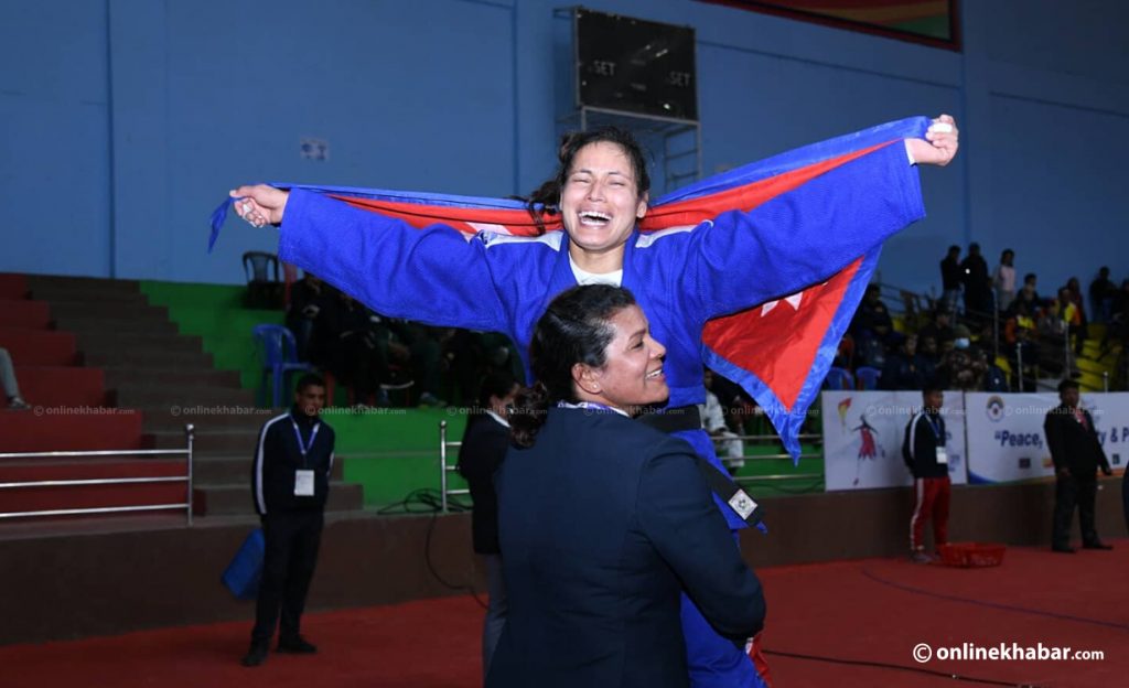 जुडोमा पहिलो दिन नेपाललाई सातवटै स्पर्धामा पदक