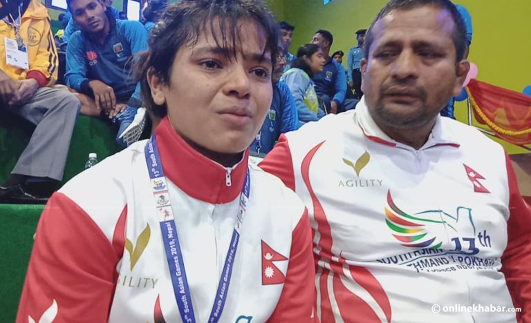 कुस्तीमा संगीताले जितिन् ऐतिहासिक स्वर्ण