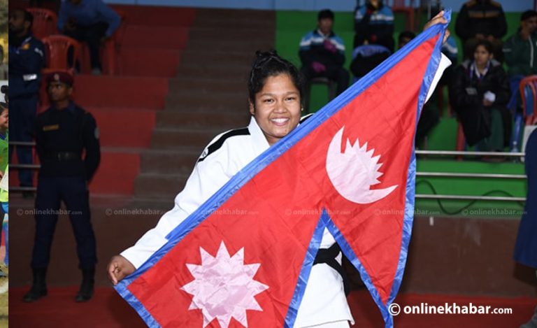 जुडोमा पुनम श्रेष्ठले जितिन् स्वर्ण