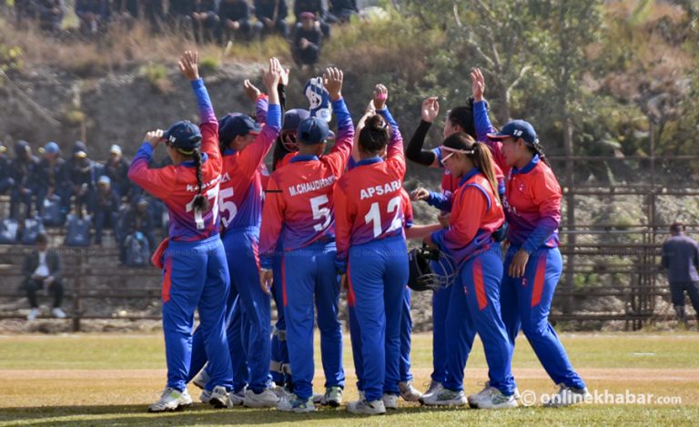 महिला क्रिकेट : बंगलादेशविरुद्ध ५० रनमा समेटियो नेपाल