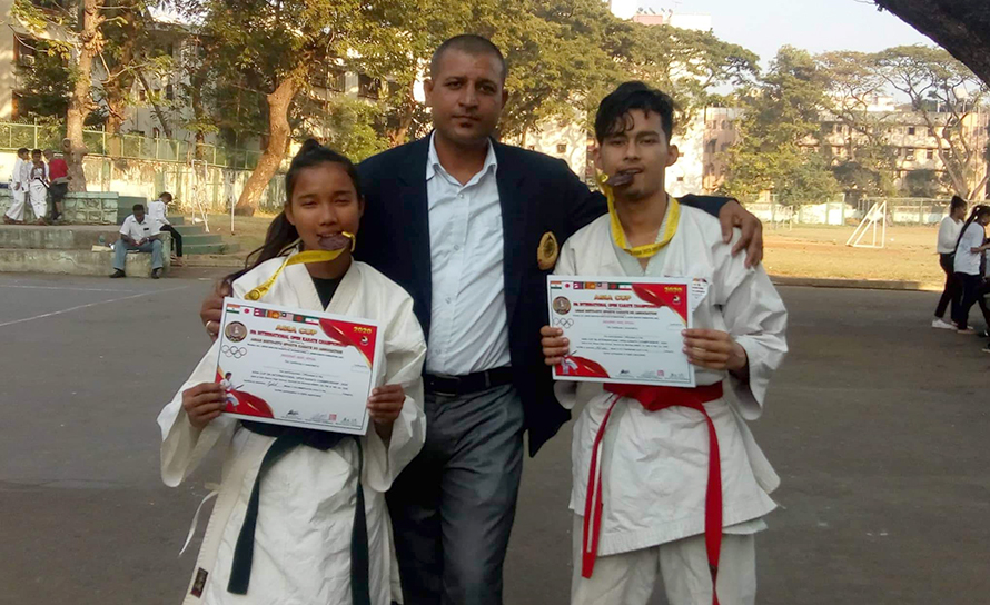 एसिया कप कराँतेमा रौतहटलाई स्वर्णसहित ४ पदक