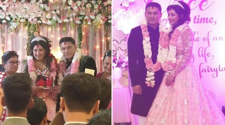 प्रेमी उदीपसँग आँचलको इन्गेजमेन्ट
