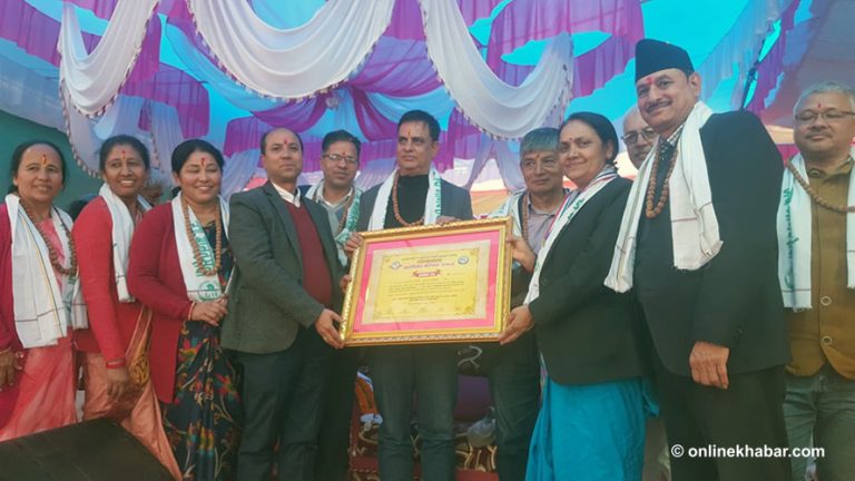 मानवसेवा आश्रमलाई बुटवल उपमहानगरद्वारा साढे ३१ लाख सहयोग घोषणा