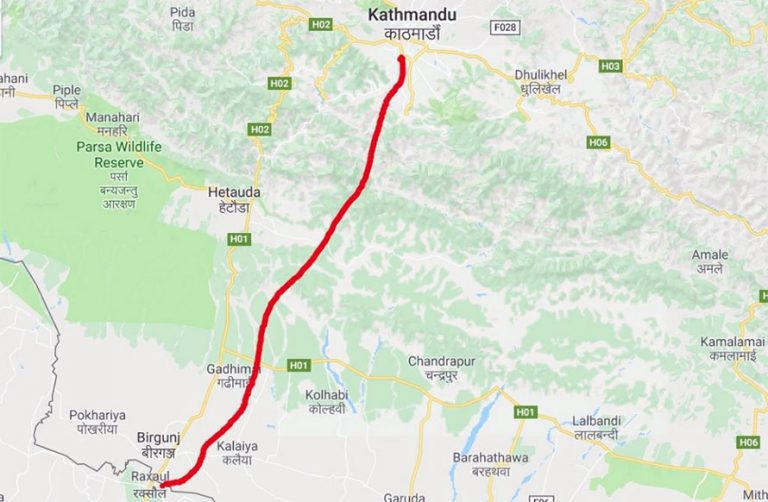 काठमाडौं–रक्सौल रेलमार्गको लोकेसन सर्भे रिपोर्ट तयार, निर्माणको समझदारी गर्ने तयारी