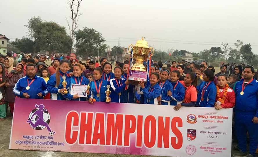 राष्ट्रिय महिला लिग चैत ३ देखि, पहिलो चरण उदयपुरमा हुने