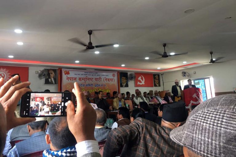 नेकपा प्रदेश १ को कार्यकर्ता भेला तथा प्रशिक्षण स्थगित