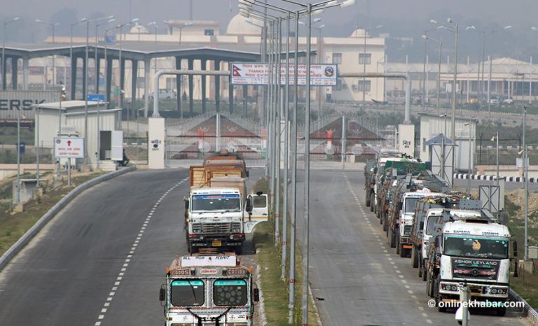 रानी–जोगवनी नाका ३ दिनलाई बन्द