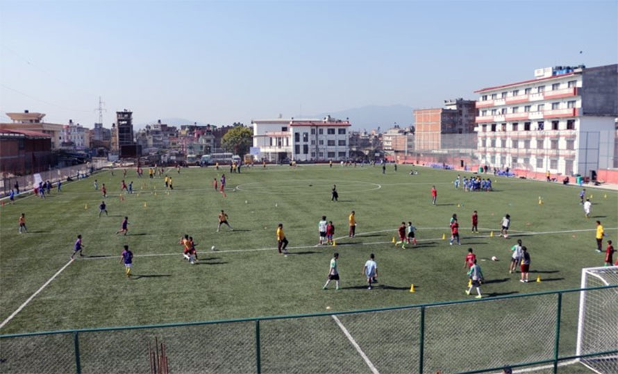 १३ वर्षमुनिका बालबालिकाका लागि फुटबल एकेडेमी सञ्चालन गर्दै एन्फा