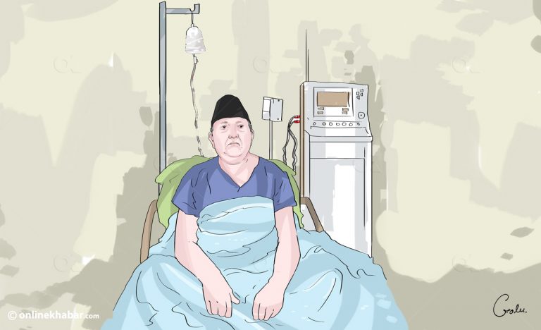 प्रधानमन्त्री ओलीलाई आईसीयूमा सारियो