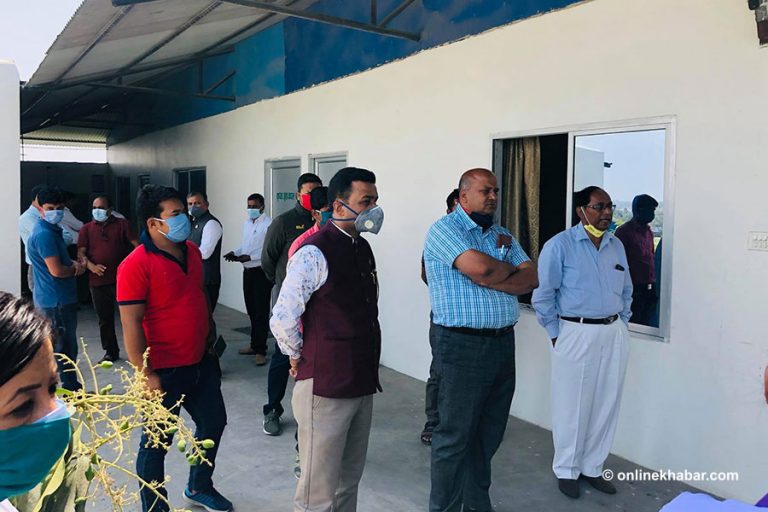 वीरगञ्जमा कोरोना विशेष अस्पताल स्थापना गर्न अध्ययन