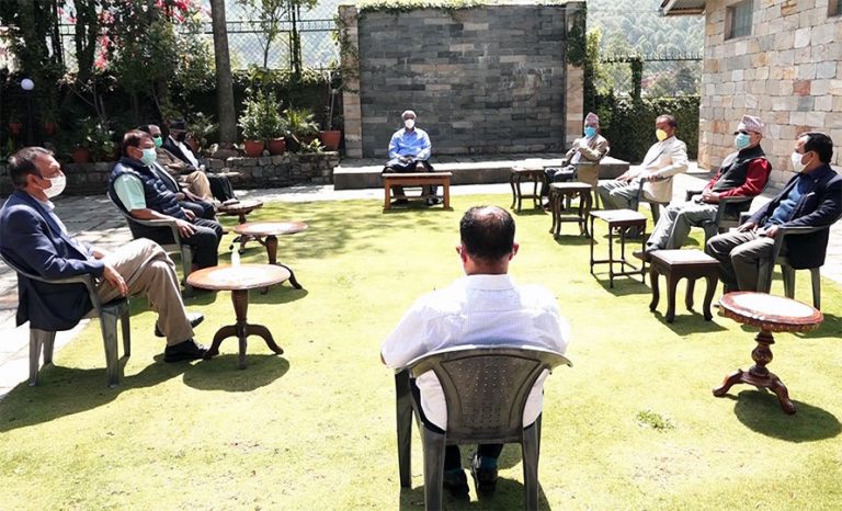 कांग्रेस केन्द्रीय समिति बैठक बुढानीलकण्ठमा