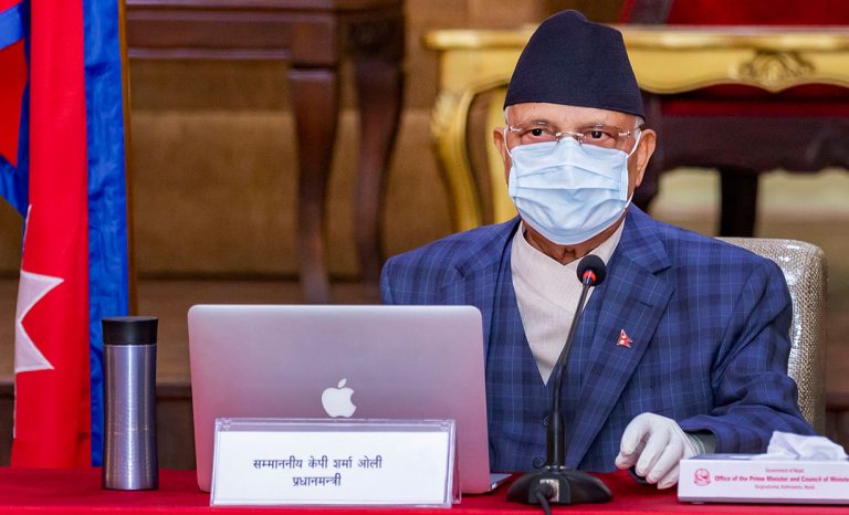केपी ओलीलाई क्याबिनेटमा दुईतिहाइ