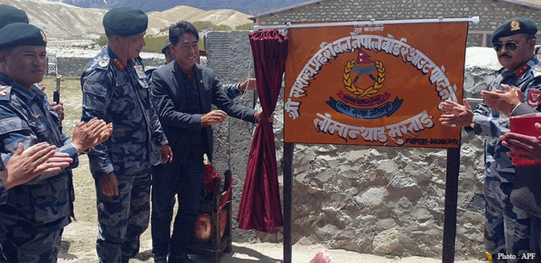मुस्ताङको नेचुङ्गमा सशस्त्रको बोर्डर आउट पोष्ट स्थापना
