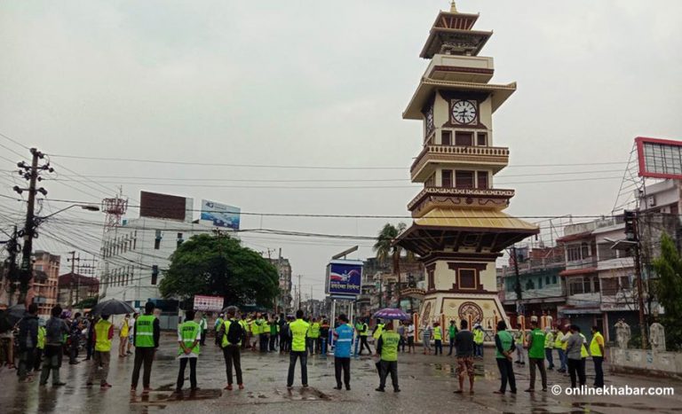 पत्रकार दुर्व्यवहारको विरोधमा वीरगञ्जमा प्रदर्शन
