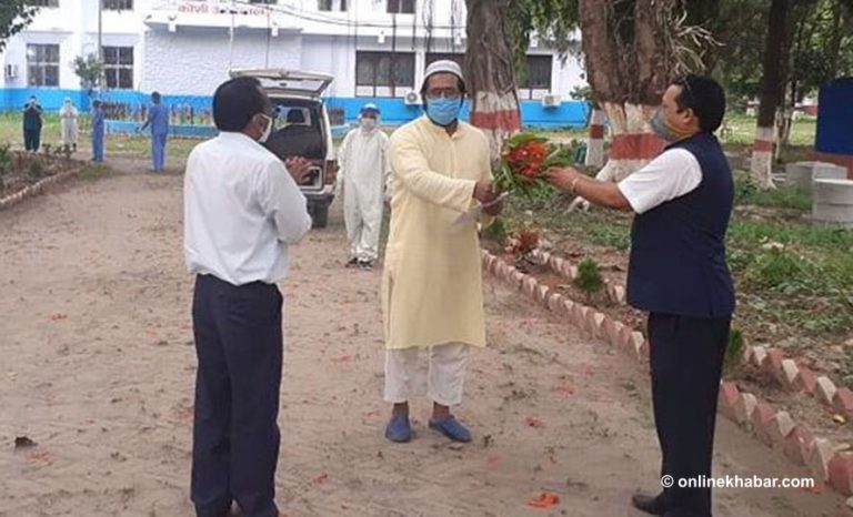 विराटनगरबाट कोरोना जितेर थप एक जना डिस्चार्ज
