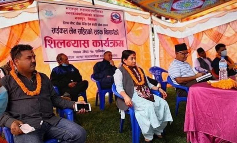 भरतपुर–७ मा साइकल लेनसहितको सडक बन्ने