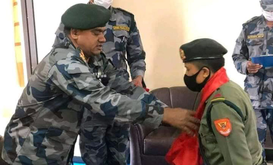 पूर्व कप्तान अनु लामा हवल्दारमा बढुवा