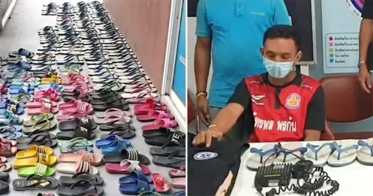 चप्पलसँग सम्भोग ! थाइल्याण्डका युवकले चोरे १२६ जोर जुत्ताचप्पल