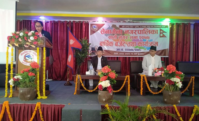 सैनामैनाको बजेट ७० करोड ८३ लाख