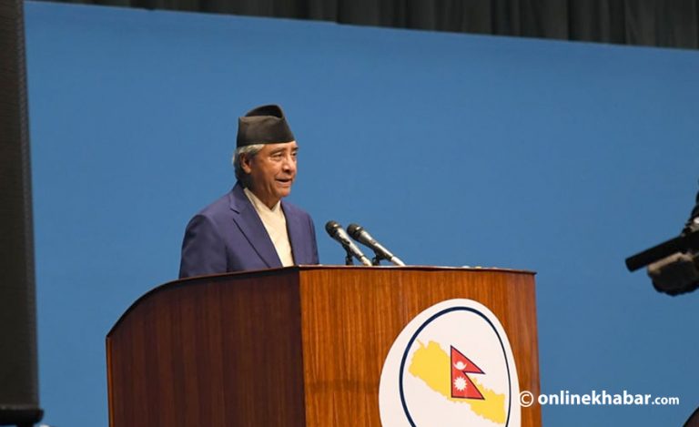 राष्ट्रिय अखण्डताको मुद्दामा सरकारलाई सधैं समर्थन : देउवा