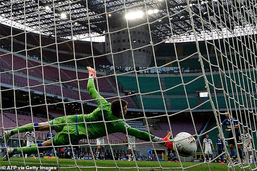 इन्टर मिलानको फराकिलो जितमा ६ खेलाडीको गोल