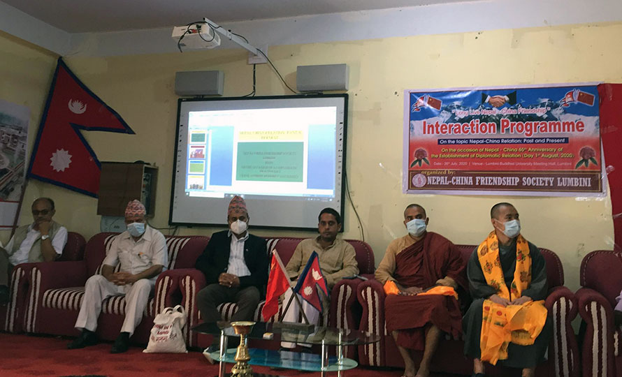 चीनसँगको सम्बन्धमा लुम्बिनी र वुद्ध दर्शनलाई प्राथमिकता राख्न सुझाव