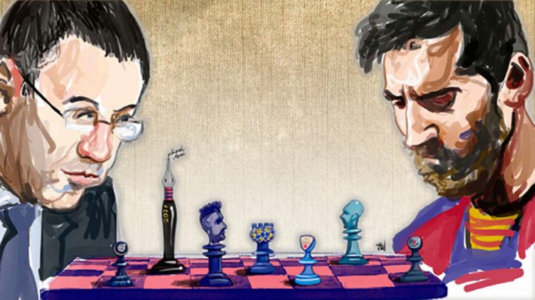 बार्सा र मेसीको चेस गेम, विजेता को होला ?