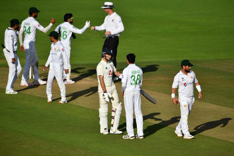 इंग्ल्याण्ड र पाकिस्तान बीचको दोस्रो टेष्ट बराबरीमा सकियो