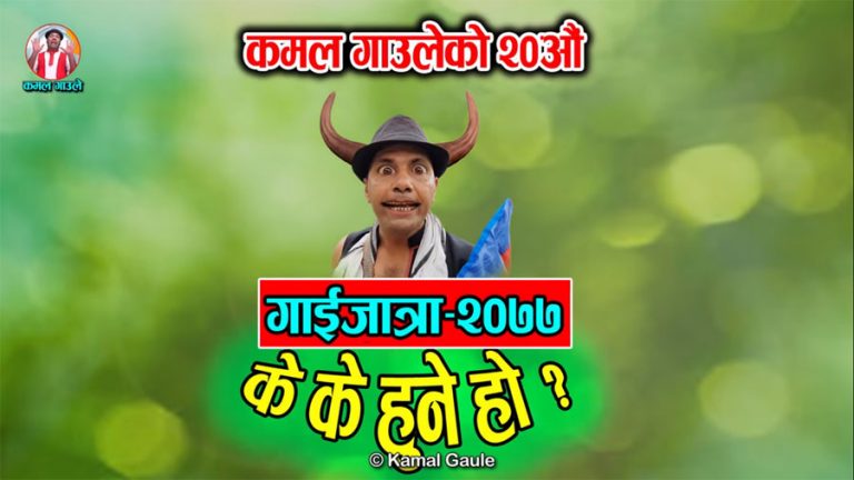 कमल गाउँलेको गाईजात्रा : अब त टाउको चाइनाको, छाती भारतको !