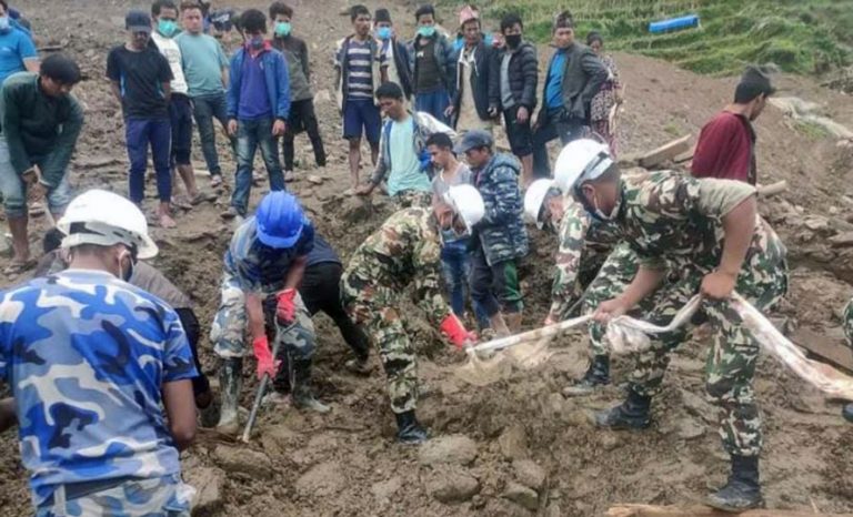 लिदी पहिरोमा हराएका थप १ जनाको शव भेटियो, २० जना अझै बेपत्ता