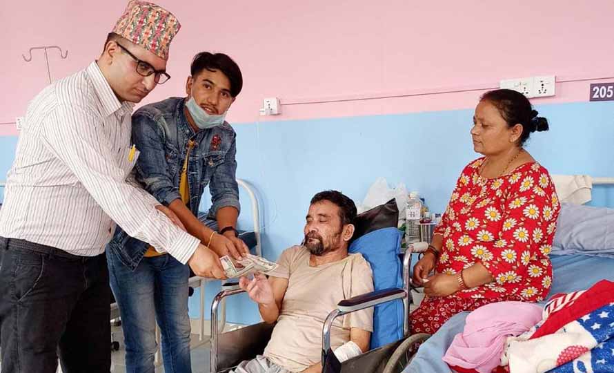 एथलेटिक्स सहायक प्रशिक्षक राईलाई आर्थिक सहयोग