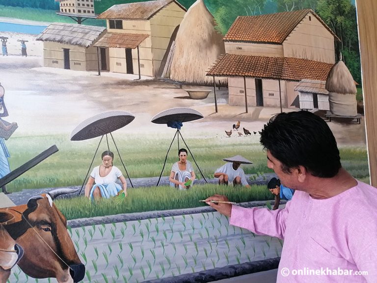उहिले भैंसीको ढाडमा चित्र कोर्थे, अहिले सौराहा सिँगारे