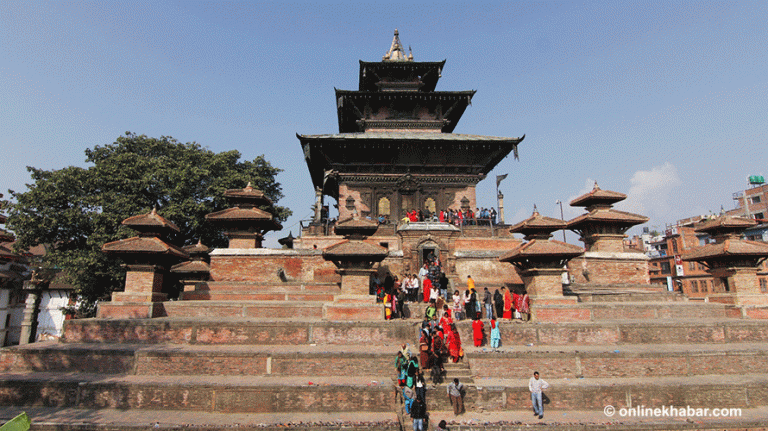 तलेजुमा बलिरहित पूजा, लगिएन दसैँघर   