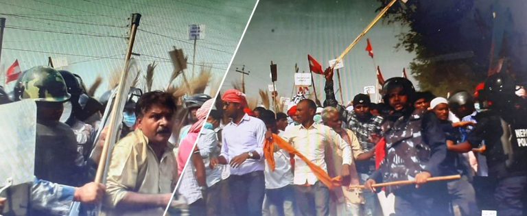 सर्लाहीमा प्रहरी र कांग्रेस कार्यकर्ताबीच झडप, डीएसपीसहित ४० बढी घाइते