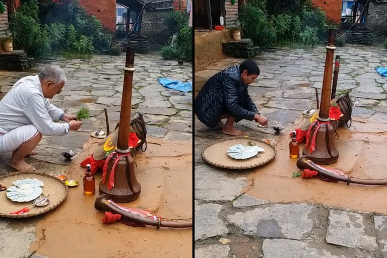 लमजुङ र गोरखाको गुरुङ समुदायमा आजैदेखि सुरु भयो दसैं