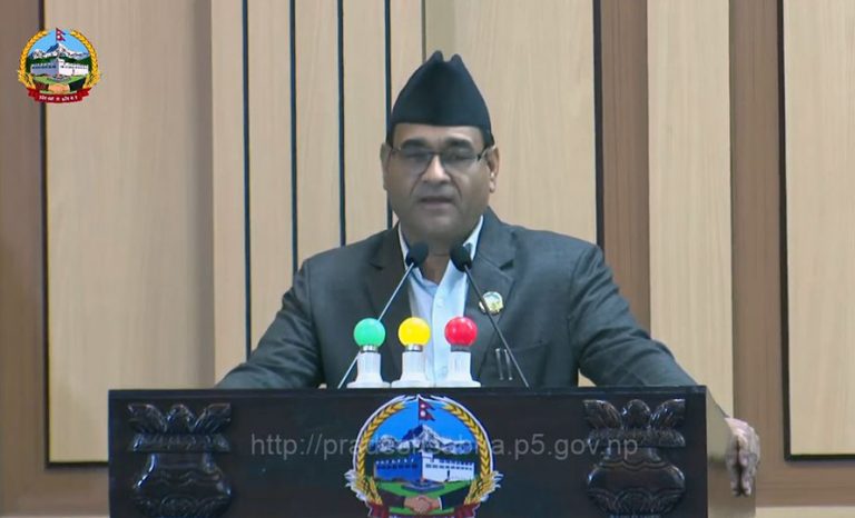 प्रदेशसभामा प्रस्ताव : प्रदेश ५ को नाम लुम्बिनी र स्थायी राजधानी भालुवाङ