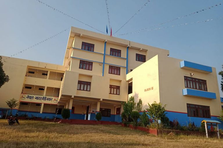 भारतीय सहयोगमा निर्मित विद्यालय भवनको भिडियो कन्फरेन्समार्फत् उदघाटन