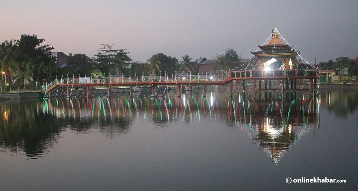 पर्सामा घडिअर्वासहितका छठघाट सजाइयो