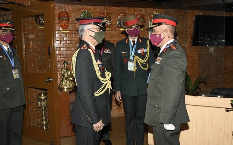 काठमाडौं आइपुगे भारतीय सेनाध्यक्ष नरवणे