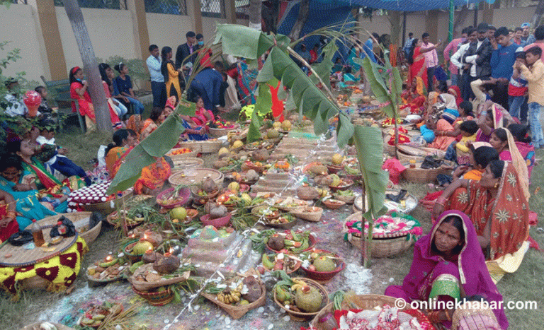 मिथिलामा छठ पर्वको तयारी