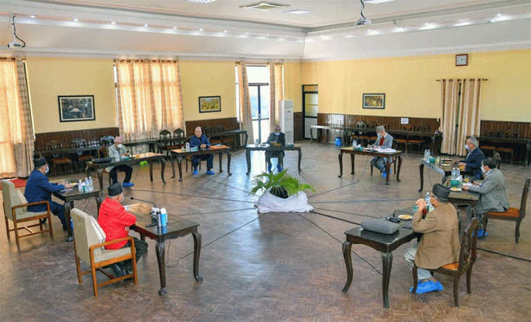 बालुवाटारमा नेकपा सचिवालय बैठक सुरु