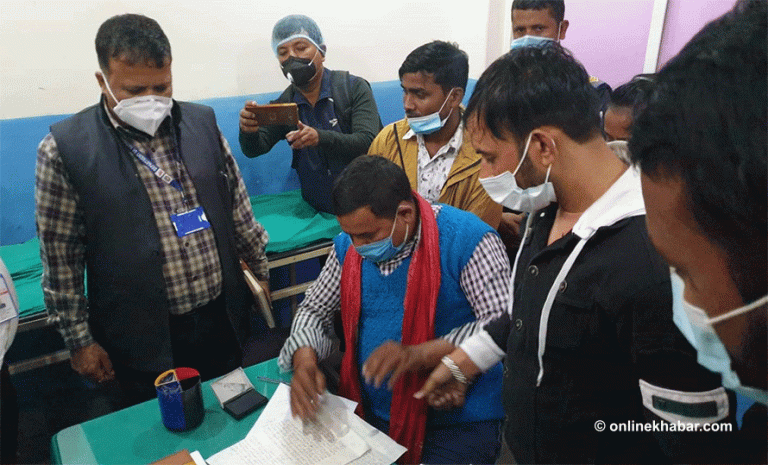 वीरगञ्जको नेपाल इन्डो हस्पिटल मापदण्ड विपरीत