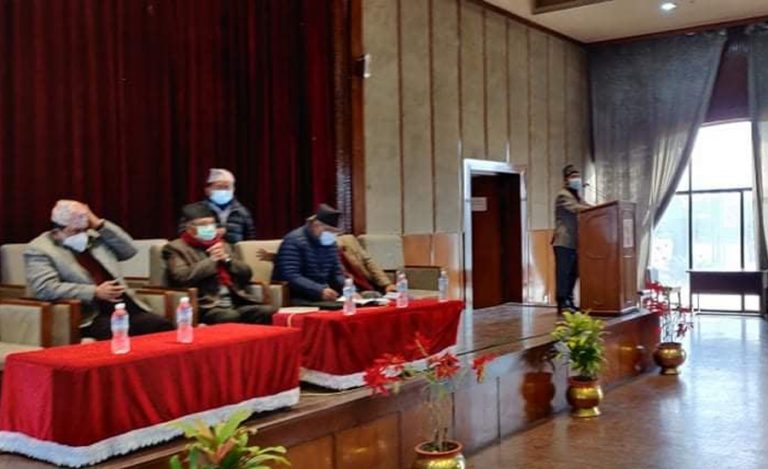 सुरु भयो प्रचण्ड-माधव समूहको संसदीय दलको बैठक