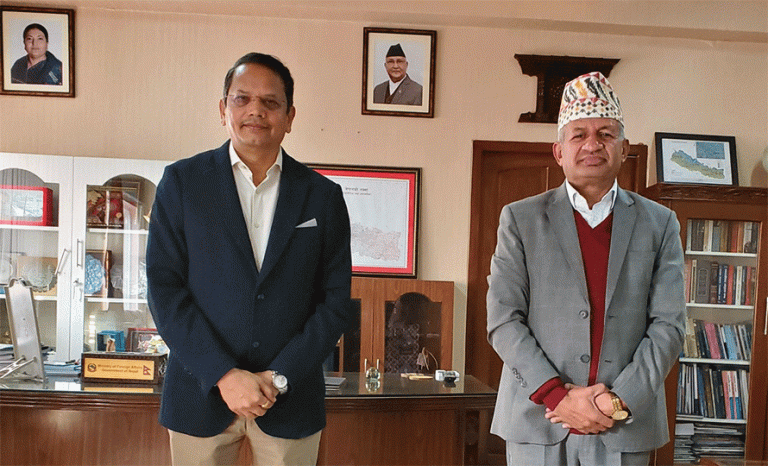 नेपाल–भारत सम्बन्ध सुदृढ बनाउन राजनीतिक नेतृत्व जरुरी : मन्त्री ज्ञवाली